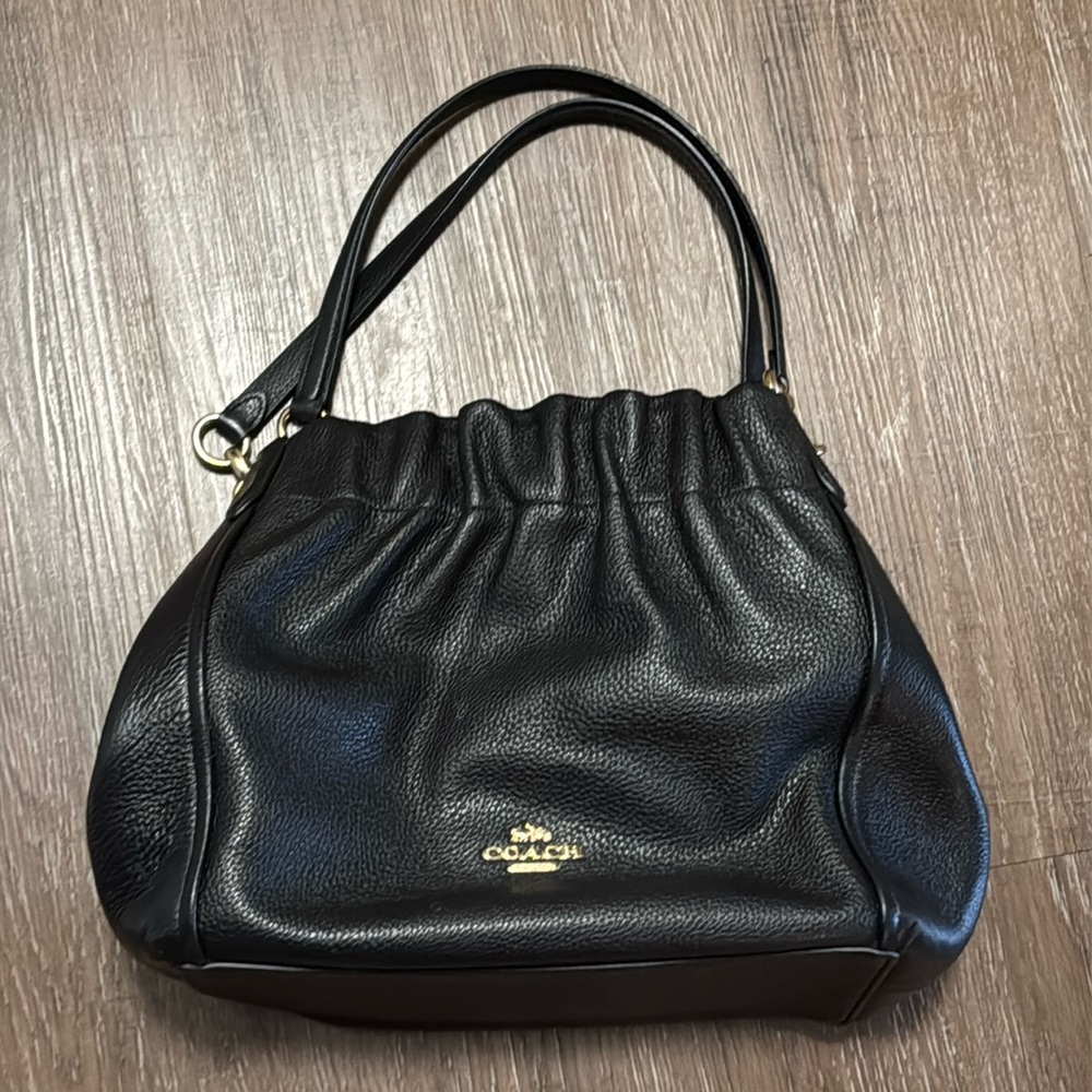 Coach (worn once) Black Maya Purse